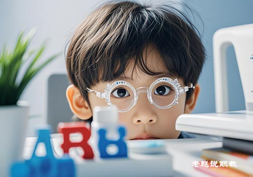 戴眼镜的小朋友