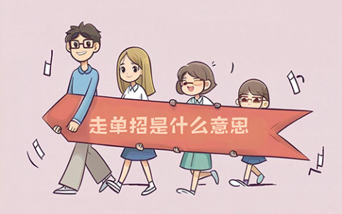 走单招是什么意思？