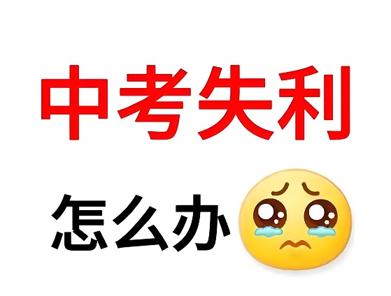 中考失利怎么办