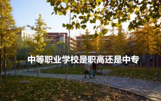 中等职业学校是职高还是中专？