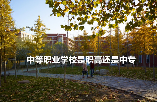 中等职业学校是职高还是中专？