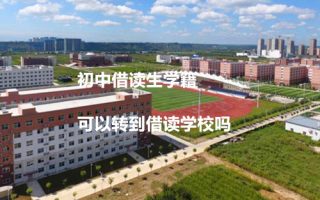 初中借读生学籍可以转到借读学校吗?