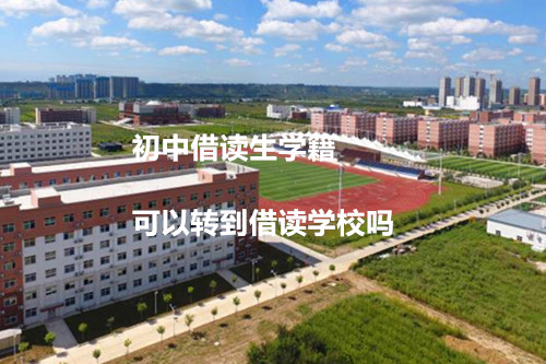 初中借读生学籍可以转到借读学校吗？