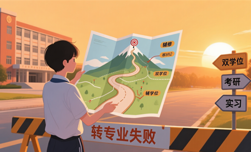 转专业失败后还想转怎么办？