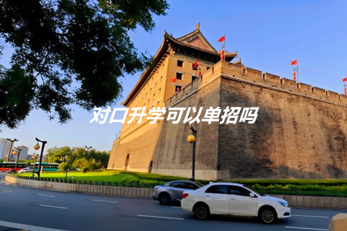 对口升学可以单招吗？