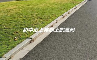 初中没上完能上职高吗?