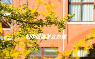 初中借读怎么办理?