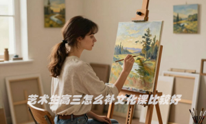 艺术生高三怎么补文化课？