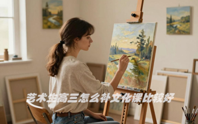 艺术生高三怎么补文化课？