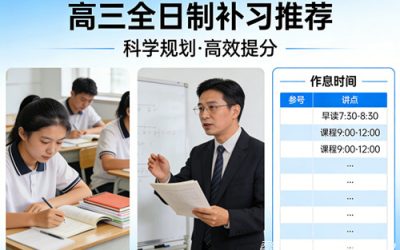 高三全日制补习哪家好？老赵实话实说：选全日制就是选“环境”与“规划”
