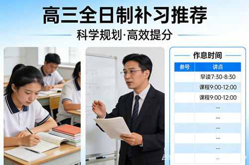 高三全日制补习哪家好？老赵实话实说：选全日制就是选“环境”与“规划”