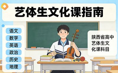 艺体生文化课是哪几科？陕西新高考“3+1+2”模式全解析