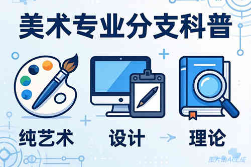 美术类三大方向:纯艺术、设计类、理论类