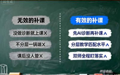 线上补课有效果吗？为什么有的孩子补了没用，有的却能提分
