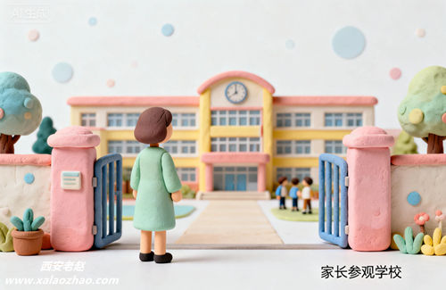 家长实地探访补习学校场景