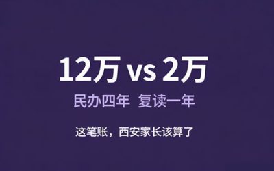 陕西高考滑档读民办还是复读?_老赵帮你算清经济/前途/时间三笔账