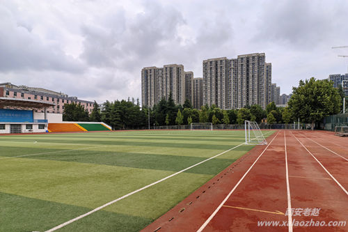 西安文承补习学校标准化体育运动场实景