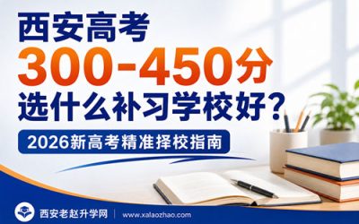西安高考300-450分选什么补习学校好?陕西新高考复读择校指南