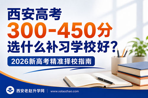 西安高考300-450分选什么补习学校好?陕西新高考复读择校指南
