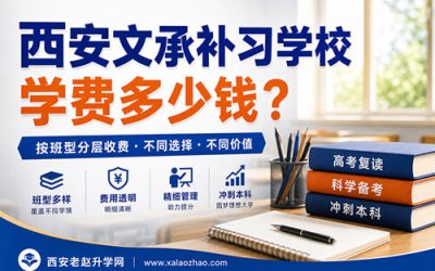 西安文承补习学校学费多少钱?2026高考复读各班型收费标准