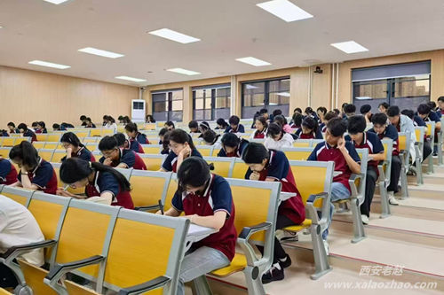 西安文承补习学校入学测试现场