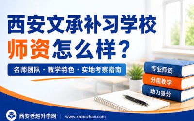 西安文承补习学校师资怎么样？2026名师团队介绍与教学特点