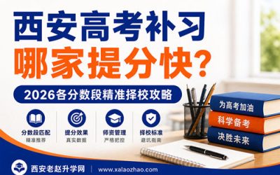 西安高考补习学校哪家提分快？2026各分数段精准择校攻略