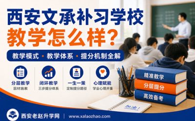 西安文承补习学校教学怎么样？三步闭环教学与提分机制全解