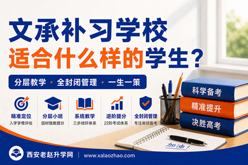 西安文承补习学校适合什么样的学生？适合人群与测评诊断建议
