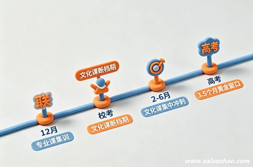 艺考生文化课备考时间轴：联考校考后仅剩3-5个月文化课冲刺窗口