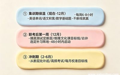 艺考生什么时候回去补文化课？联考后/校考后双时间线
