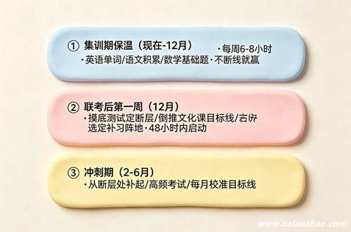 艺考生补文化课三阶段任务：集训保温、联考后启动、冲刺期补断层
