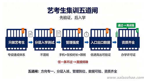 艺考文化课培训学校五条筛选线