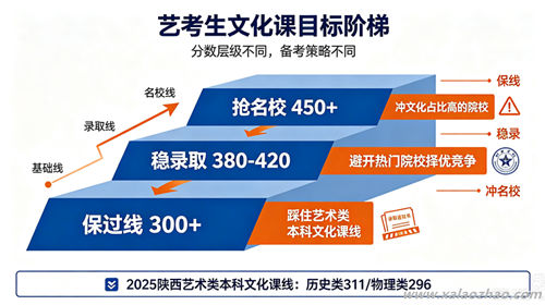 艺考生文化课三档目标分