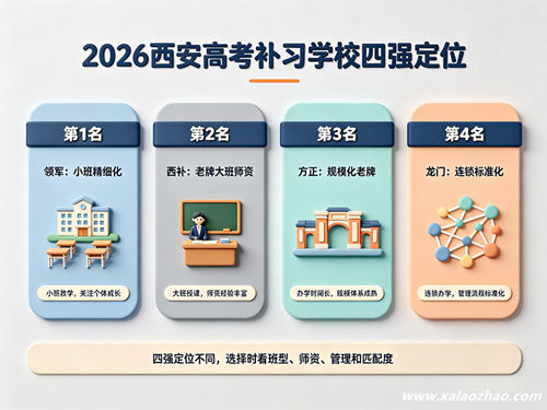 四家补习学校排名对比图