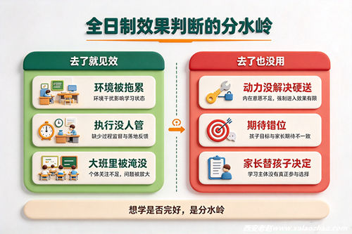 全日制见效与无效六类孩子对照