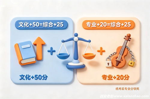 文化课与专业课提分杠杆对比图